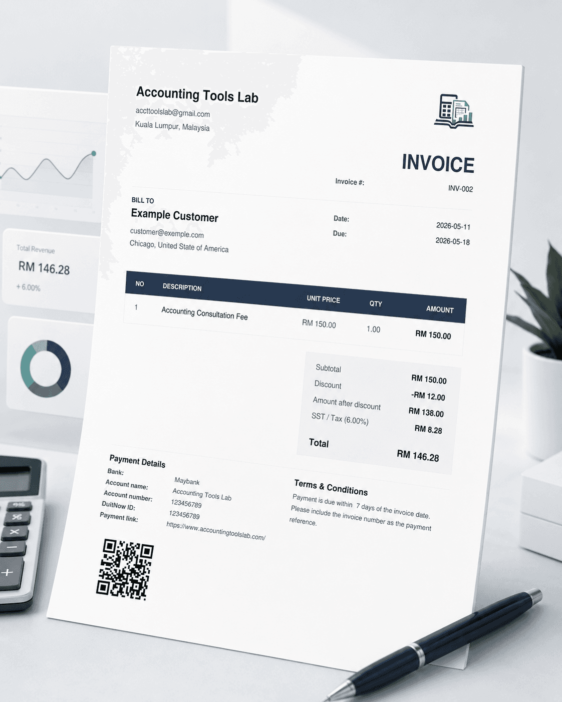 Invoice Generator preview